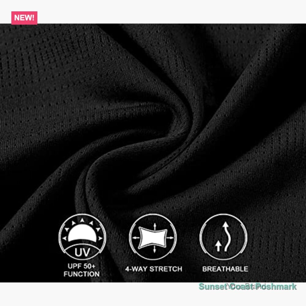 Quick-Dry Polyester Elastane V-Neck Polo Shirt fo… - image 7